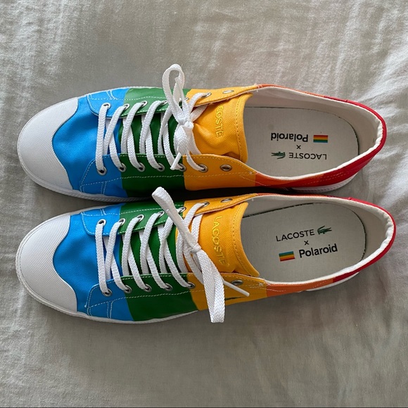 Mens Lacoste Gripshot Polaroid Sneakers 